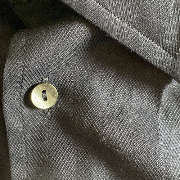 Mens Dolce & Gabbana Button Down Shirt Navy Sz 17/43 - Picture 6 of 6